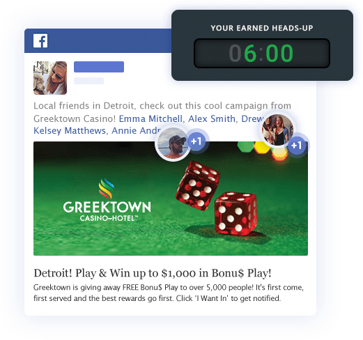 Earn time activity